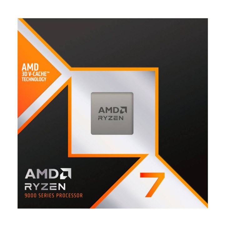 Processador AMD Ryzen 7 9800X3D "Zen 5" 8-Core 4.7GHz c/ Turbo 5.2GHz 104MB Cache Skt AM5